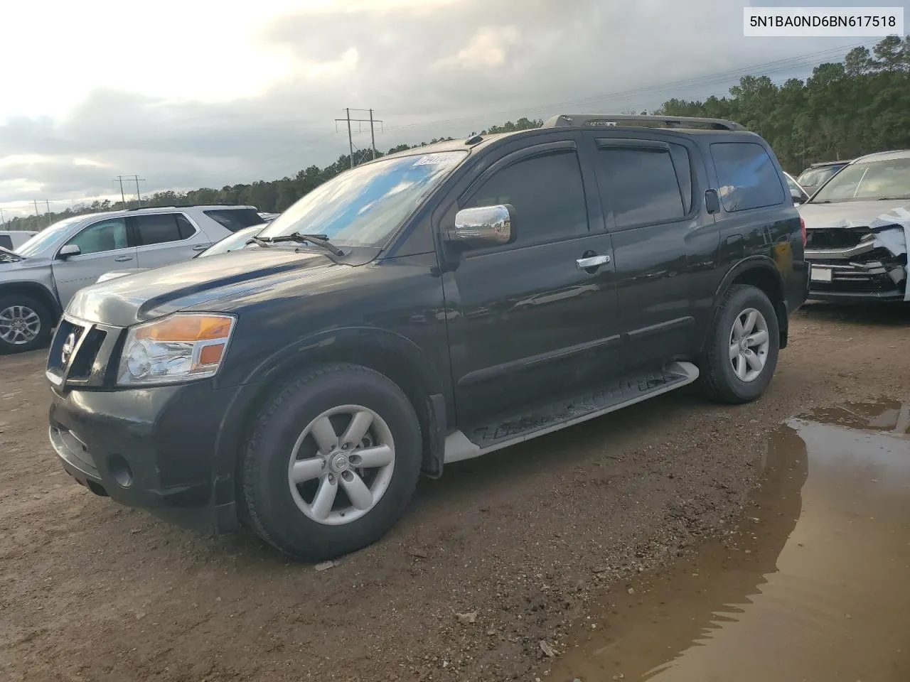 2011 Nissan Armada Sv VIN: 5N1BA0ND6BN617518 Lot: 79417684