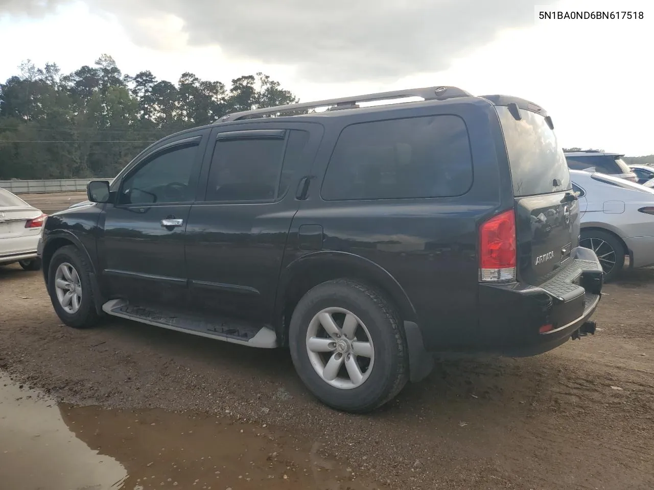 2011 Nissan Armada Sv VIN: 5N1BA0ND6BN617518 Lot: 79417684