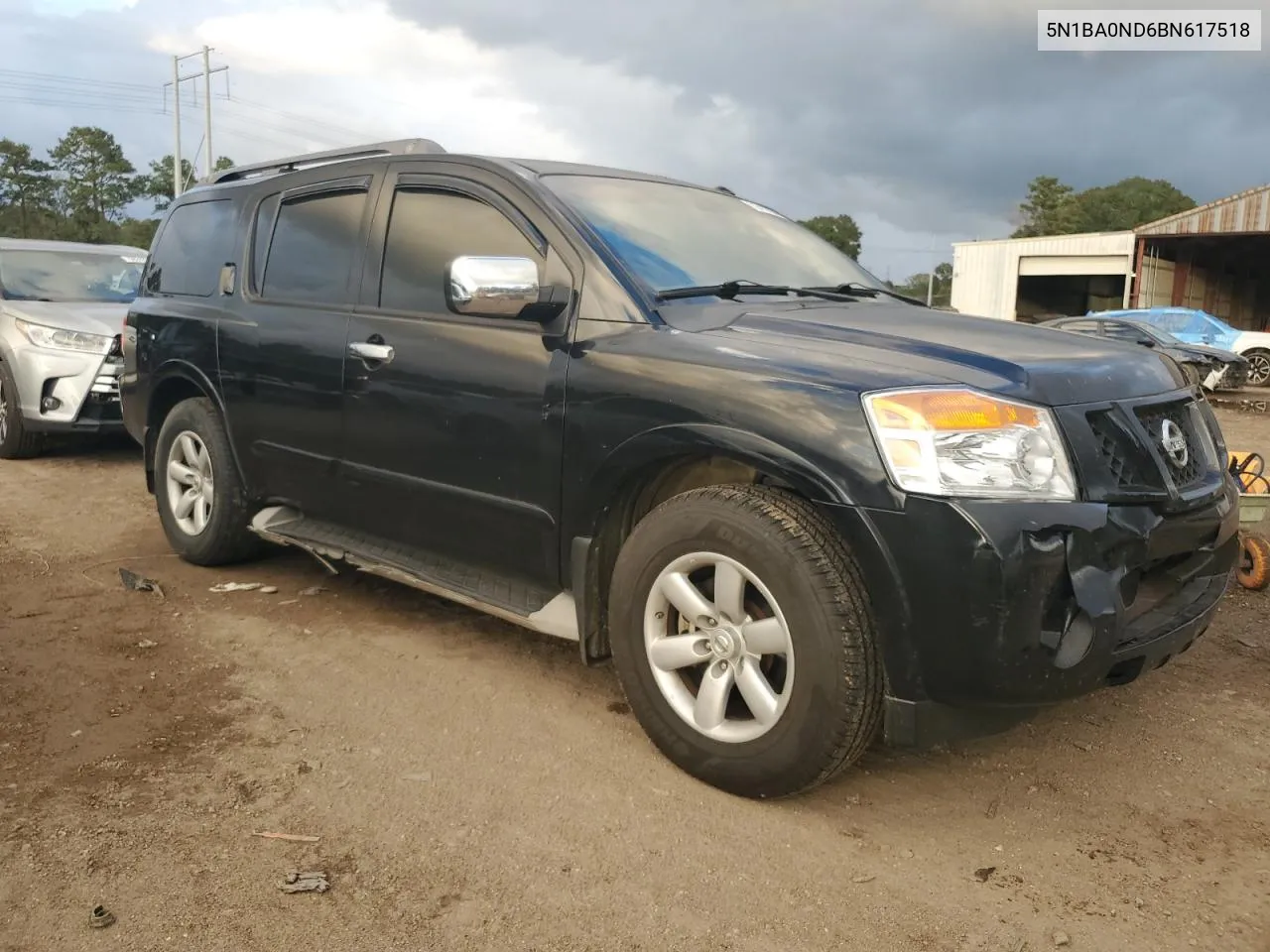 2011 Nissan Armada Sv VIN: 5N1BA0ND6BN617518 Lot: 79417684