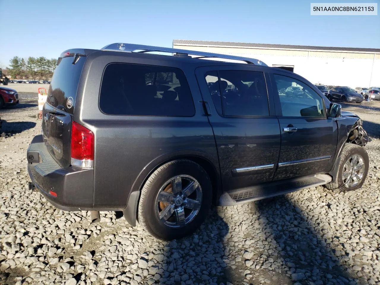 2011 Nissan Armada Sv VIN: 5N1AA0NC8BN621153 Lot: 80361744