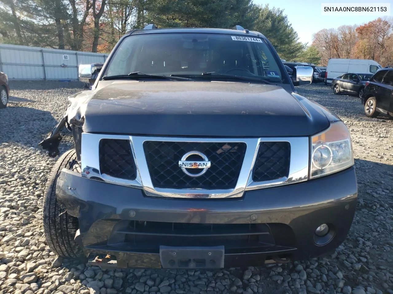 2011 Nissan Armada Sv VIN: 5N1AA0NC8BN621153 Lot: 80361744