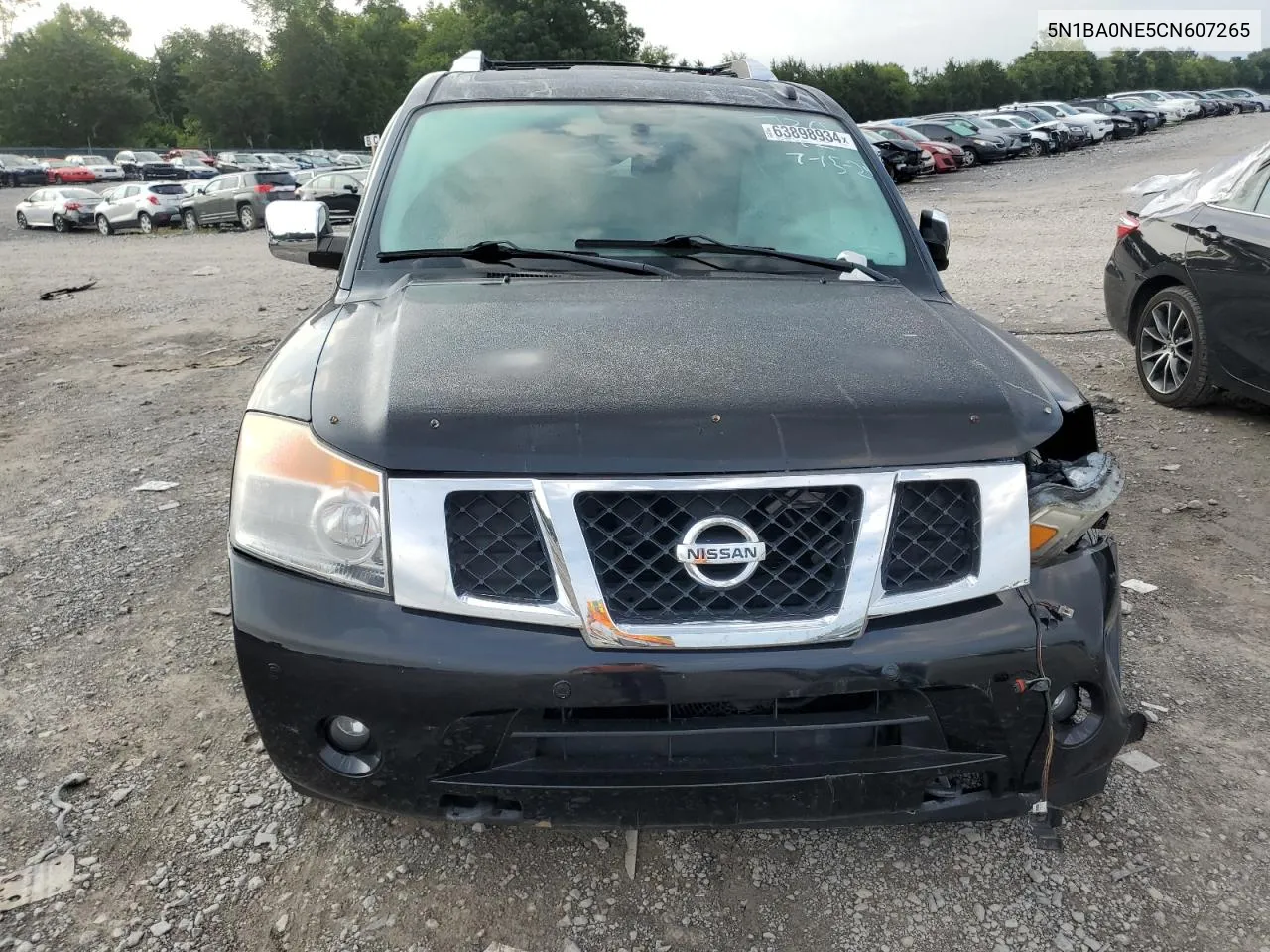 2012 Nissan Armada Sv VIN: 5N1BA0NE5CN607265 Lot: 63898934