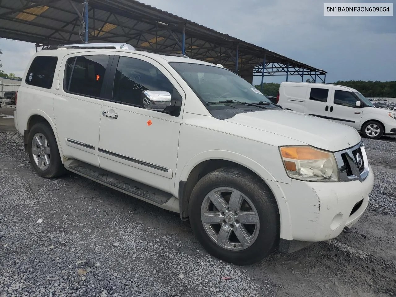 2012 Nissan Armada Sv VIN: 5N1BA0NF3CN609654 Lot: 64352814