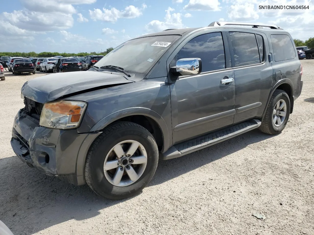 2012 Nissan Armada Sv VIN: 5N1BA0ND1CN604564 Lot: 65294034