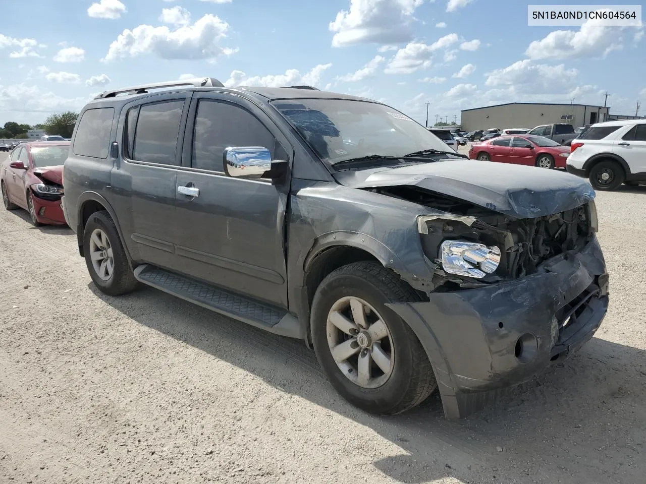 2012 Nissan Armada Sv VIN: 5N1BA0ND1CN604564 Lot: 65294034