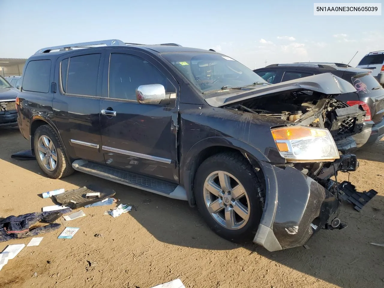 2012 Nissan Armada Sv VIN: 5N1AA0NE3CN605039 Lot: 65908544