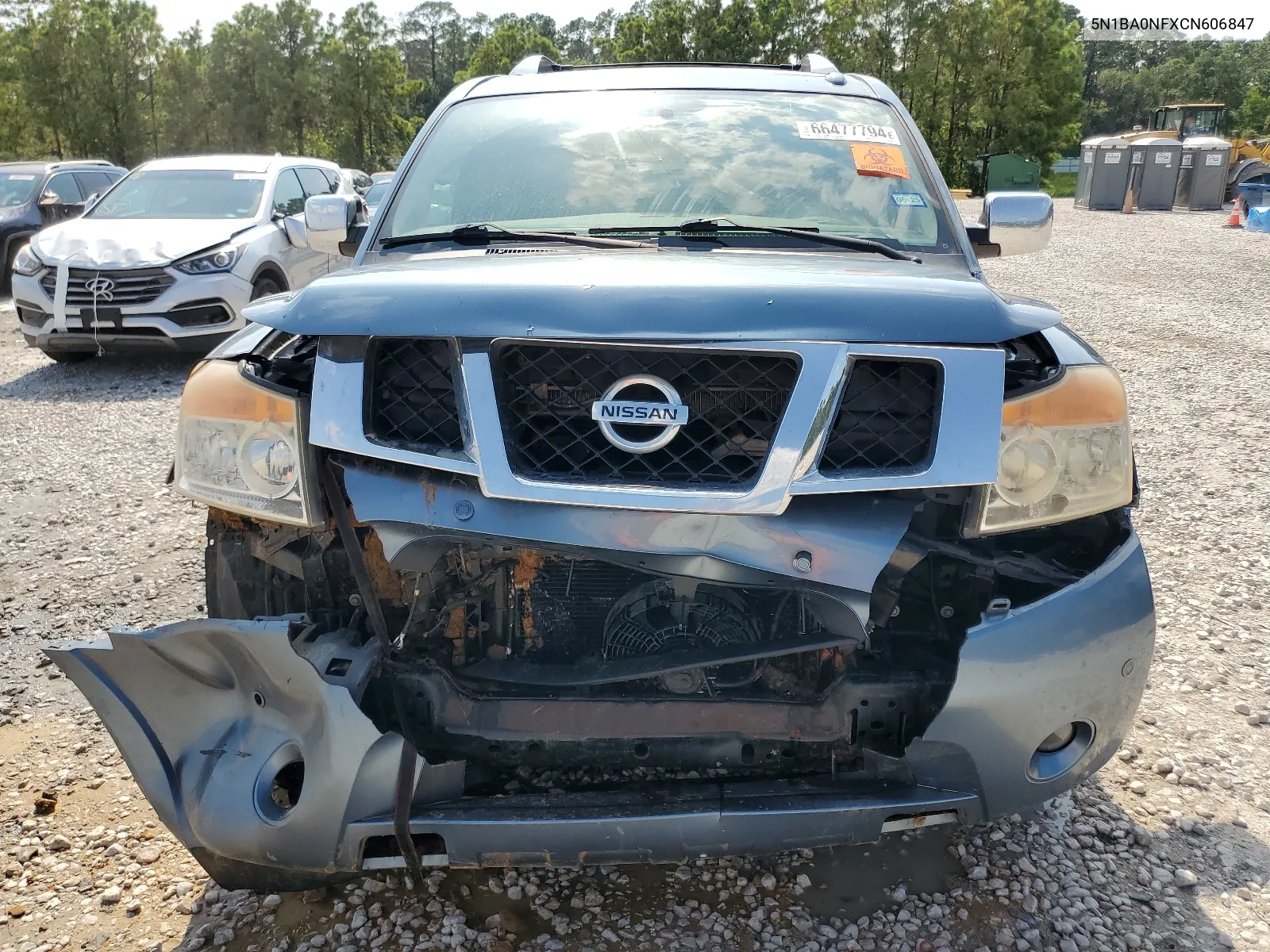 5N1BA0NFXCN606847 2012 Nissan Armada Sv