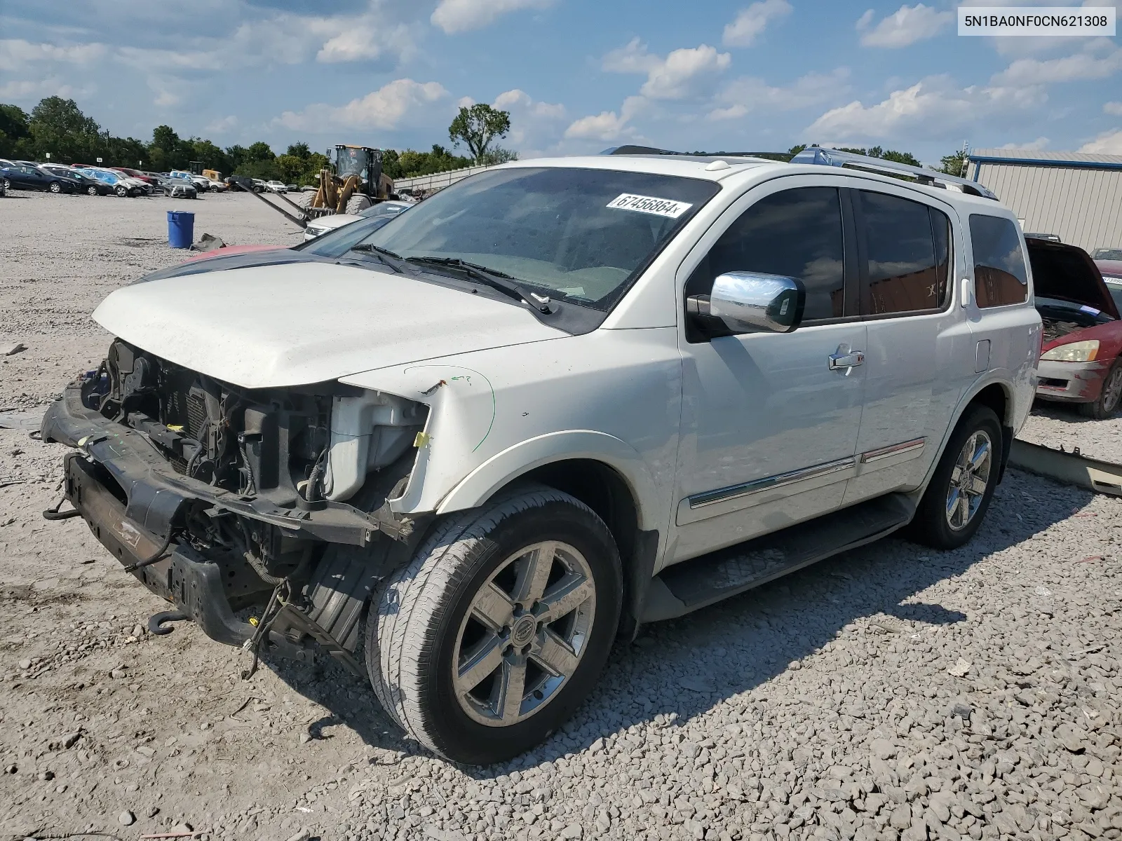 2012 Nissan Armada Sv VIN: 5N1BA0NF0CN621308 Lot: 67456864