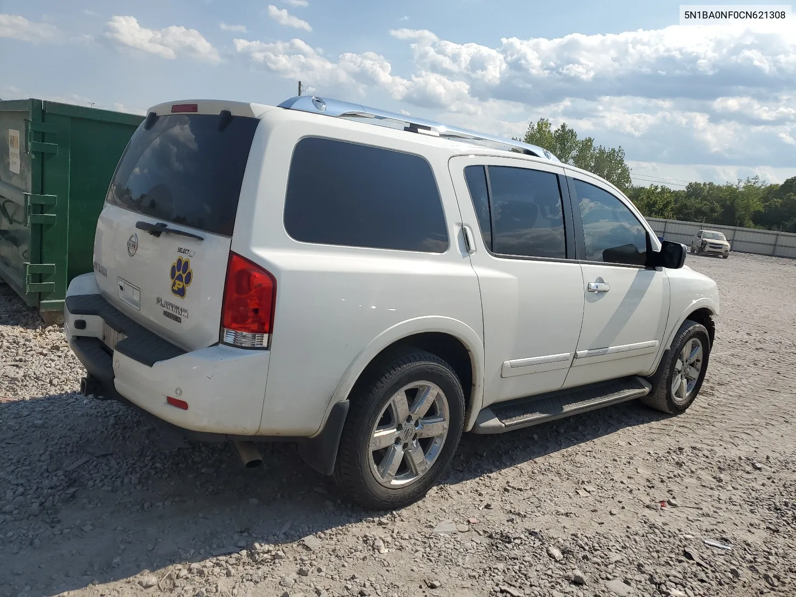 2012 Nissan Armada Sv VIN: 5N1BA0NF0CN621308 Lot: 67456864