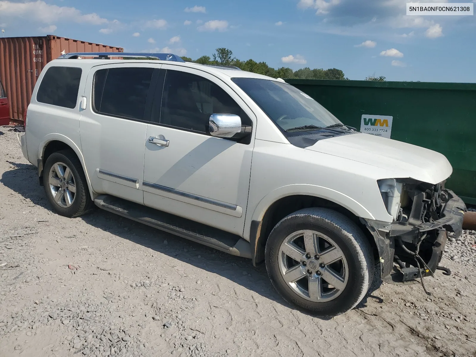 2012 Nissan Armada Sv VIN: 5N1BA0NF0CN621308 Lot: 67456864