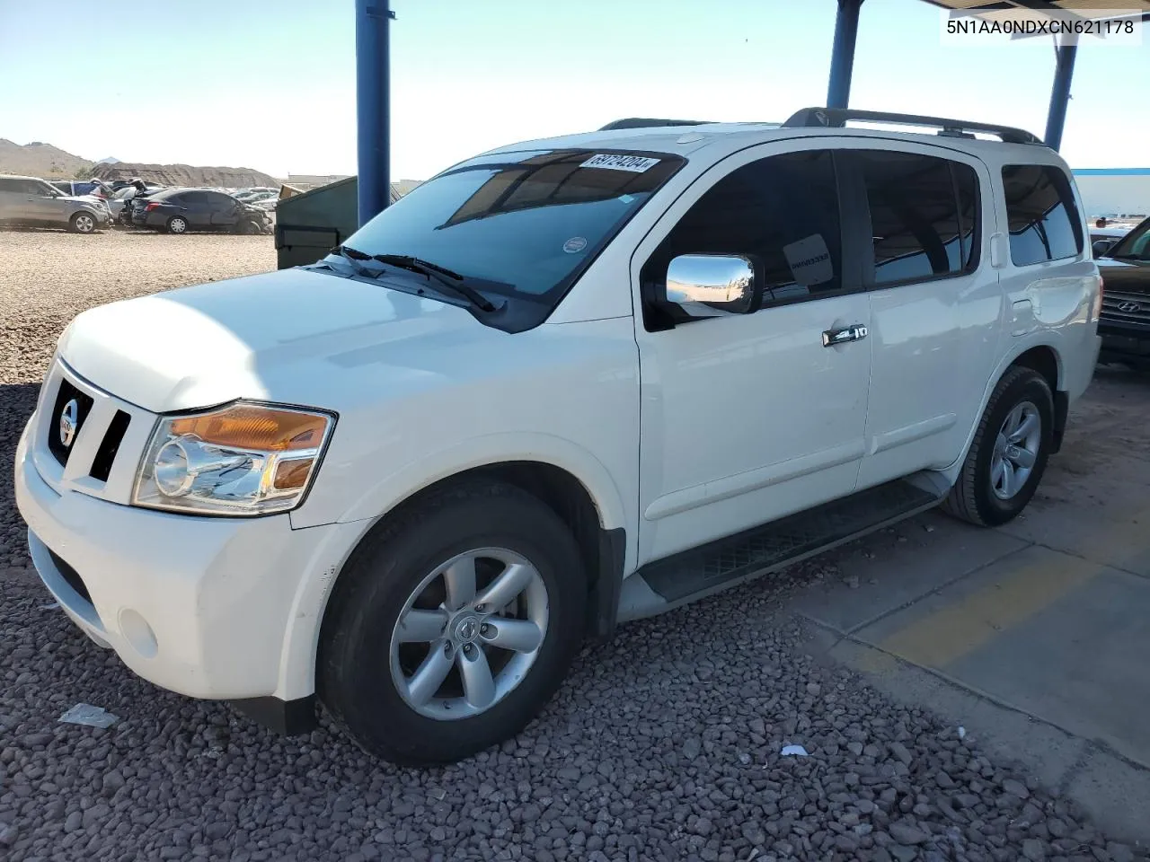 2012 Nissan Armada Sv VIN: 5N1AA0NDXCN621178 Lot: 69724204