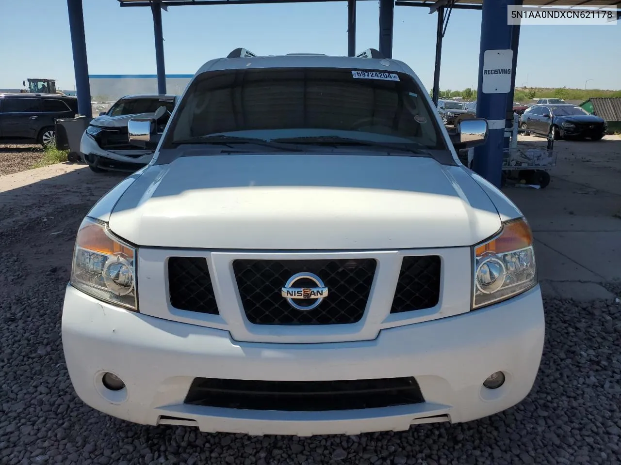 2012 Nissan Armada Sv VIN: 5N1AA0NDXCN621178 Lot: 69724204