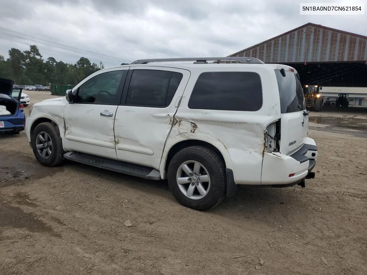 2012 Nissan Armada Sv VIN: 5N1BA0ND7CN621854 Lot: 69987574