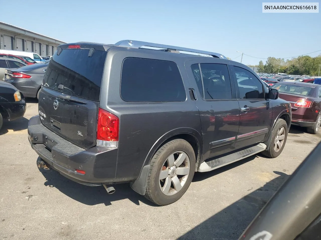 2012 Nissan Armada Sv VIN: 5N1AA0NCXCN616618 Lot: 70371034