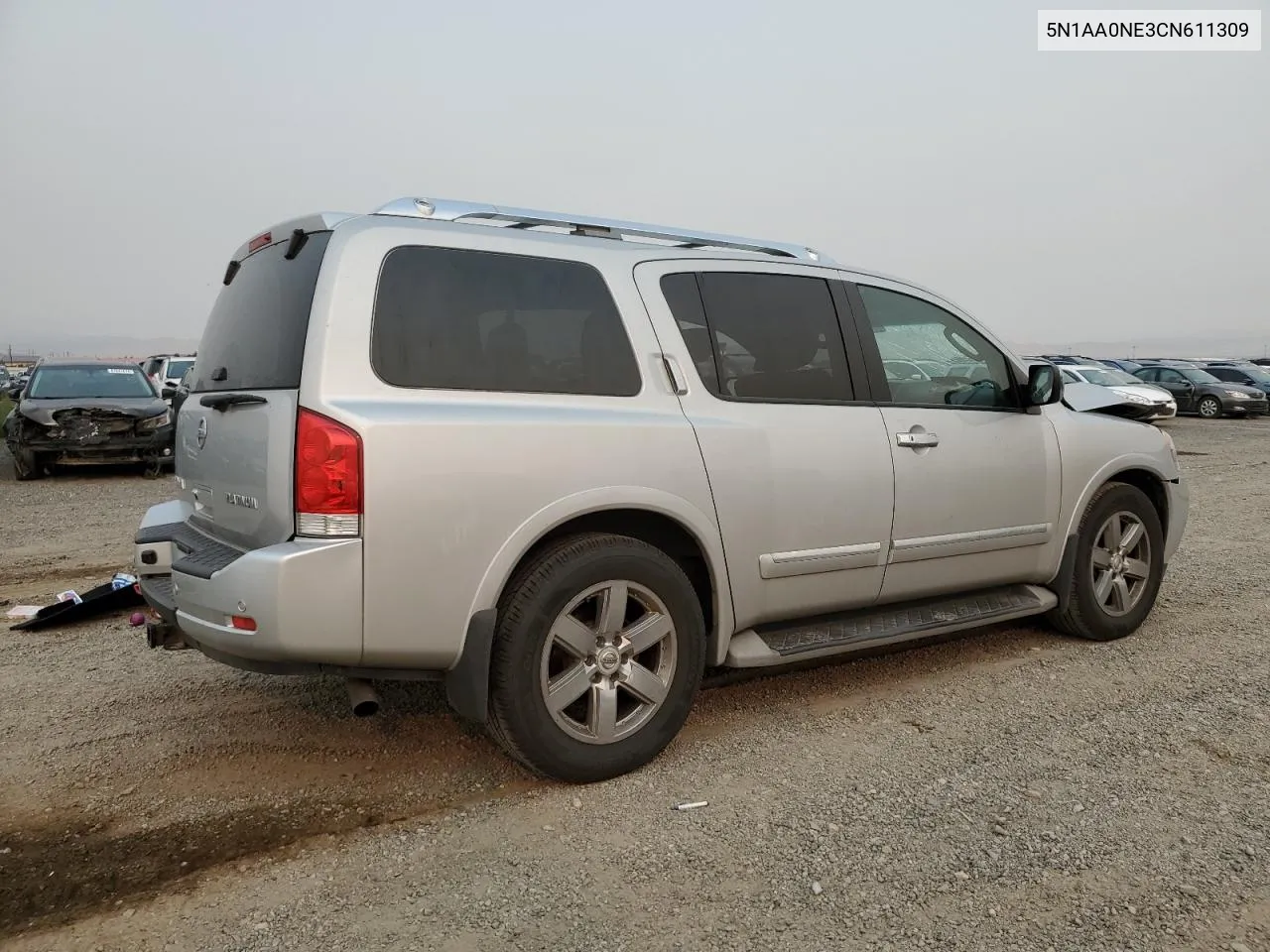 2012 Nissan Armada Sv VIN: 5N1AA0NE3CN611309 Lot: 70717994