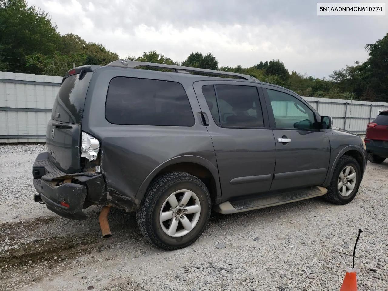 2012 Nissan Armada Sv VIN: 5N1AA0ND4CN610774 Lot: 71204614