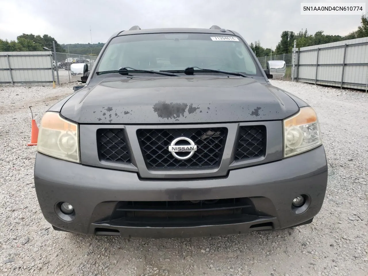 2012 Nissan Armada Sv VIN: 5N1AA0ND4CN610774 Lot: 71204614