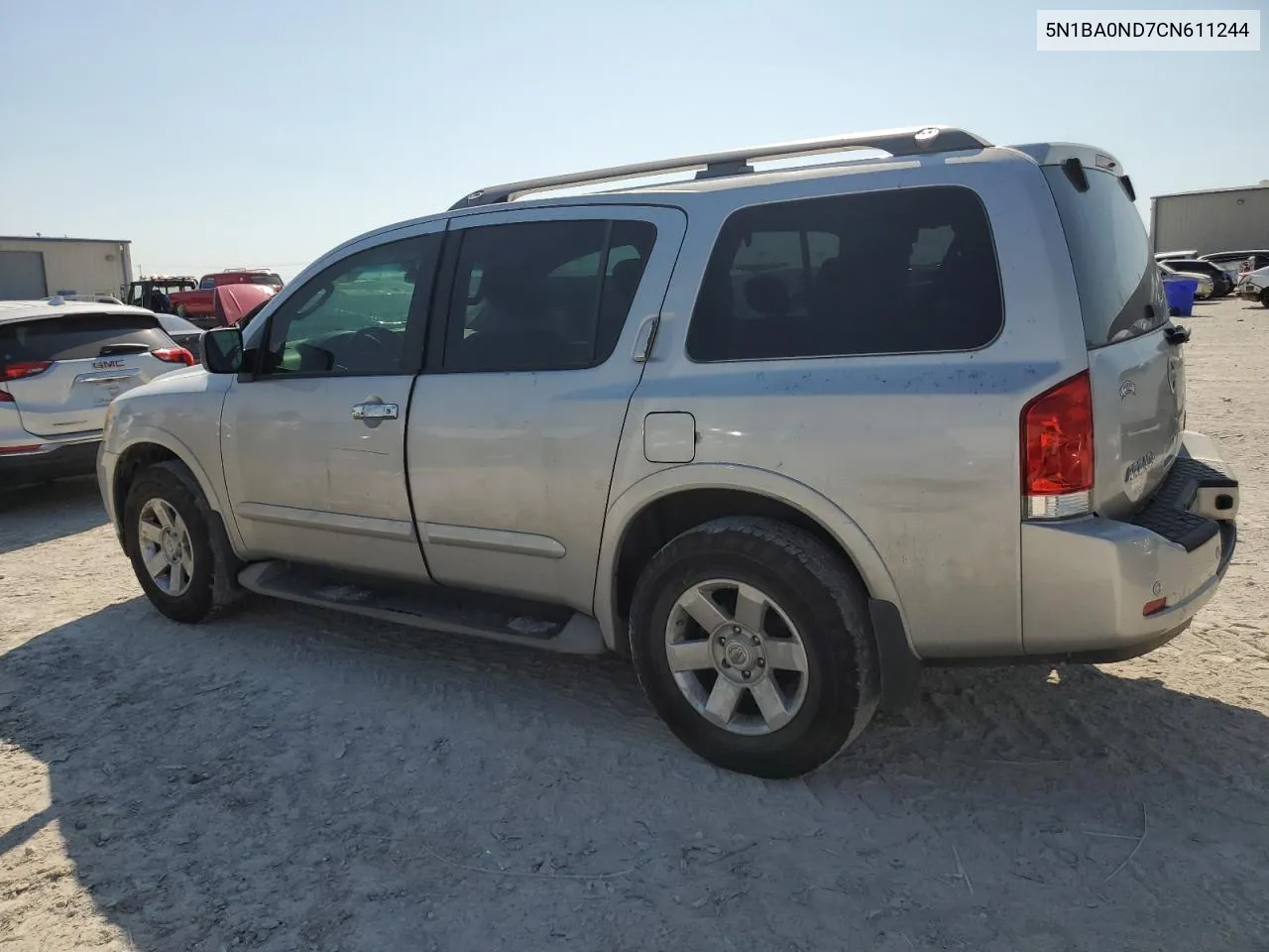 2012 Nissan Armada Sv VIN: 5N1BA0ND7CN611244 Lot: 71645314