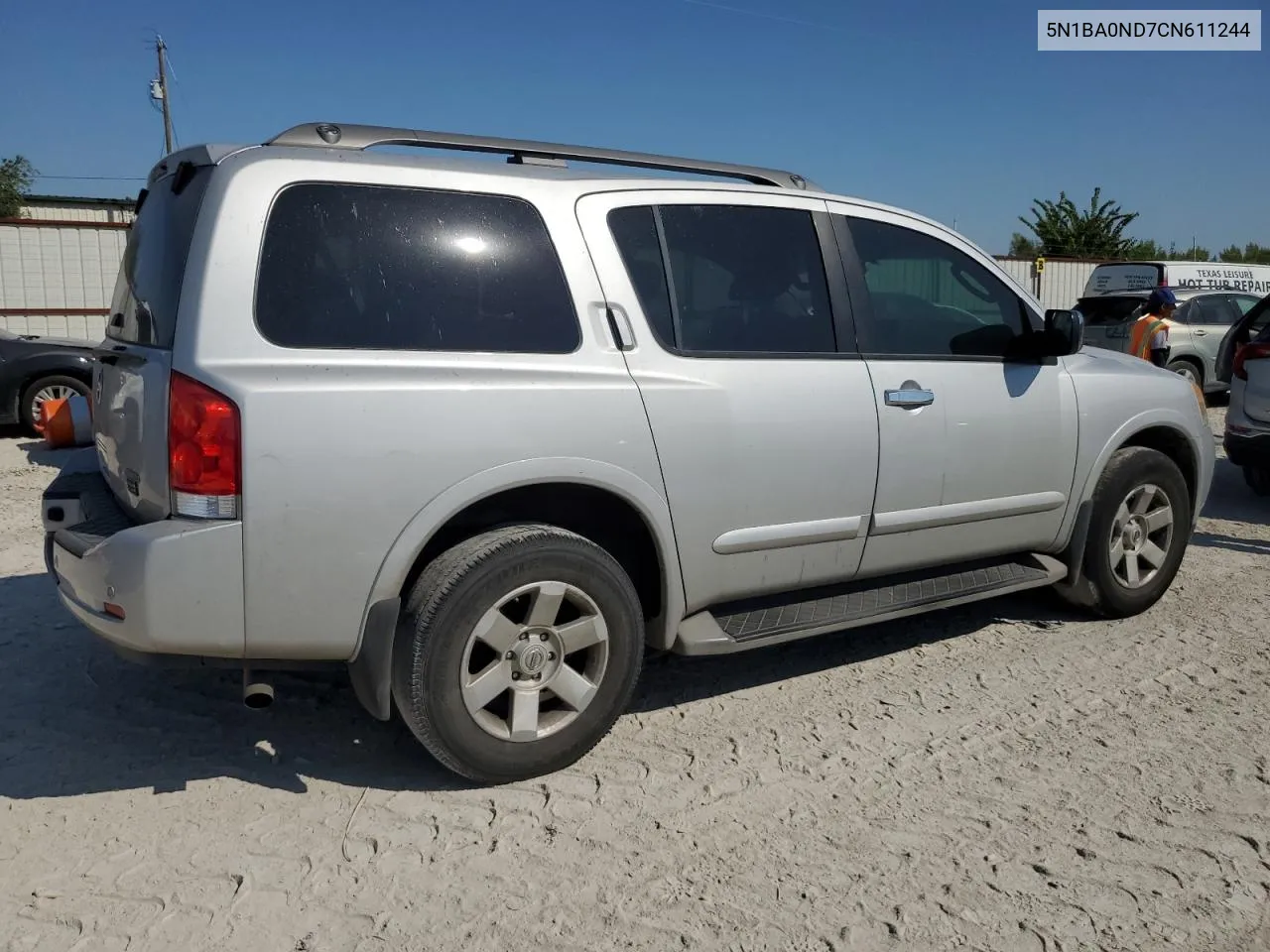 2012 Nissan Armada Sv VIN: 5N1BA0ND7CN611244 Lot: 71645314