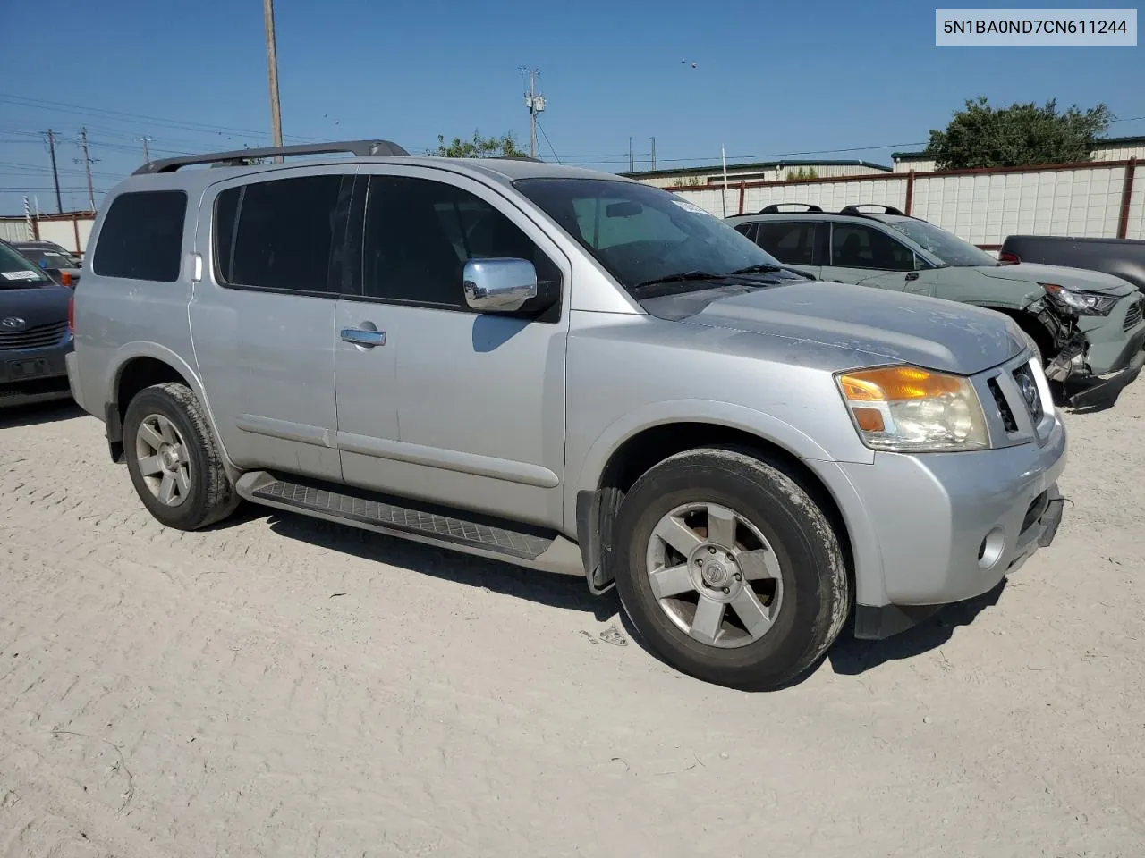 2012 Nissan Armada Sv VIN: 5N1BA0ND7CN611244 Lot: 71645314