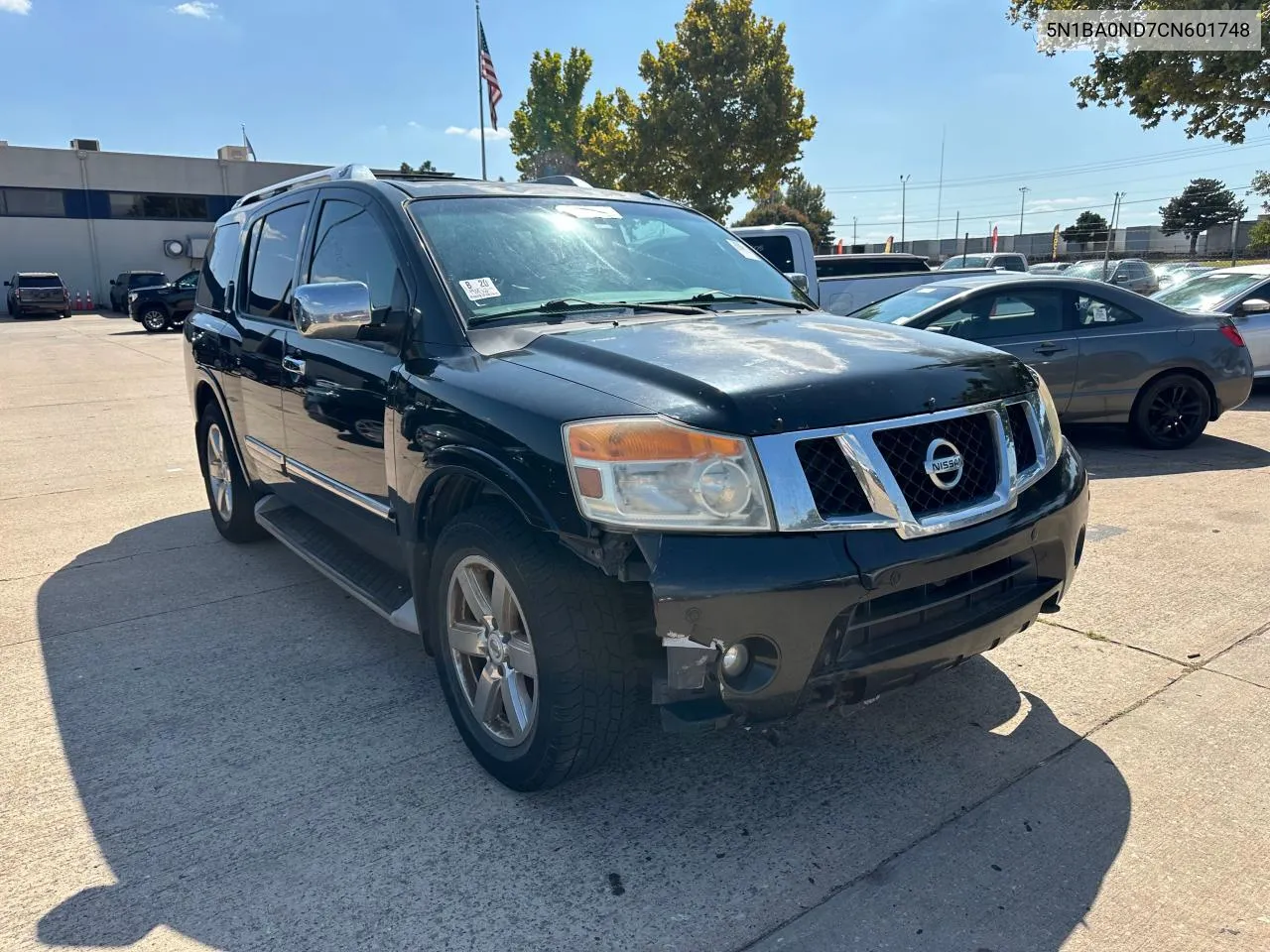 2012 Nissan Armada Sv VIN: 5N1BA0ND7CN601748 Lot: 71654304