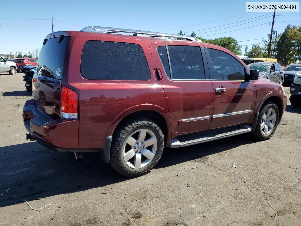 2012 Nissan Armada Sv VIN: 5N1AA0NC7CN604491 Lot: 72273584