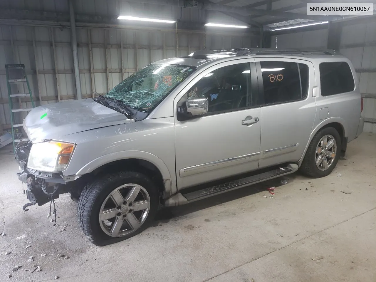 2012 Nissan Armada Sv VIN: 5N1AA0NE0CN610067 Lot: 73507834