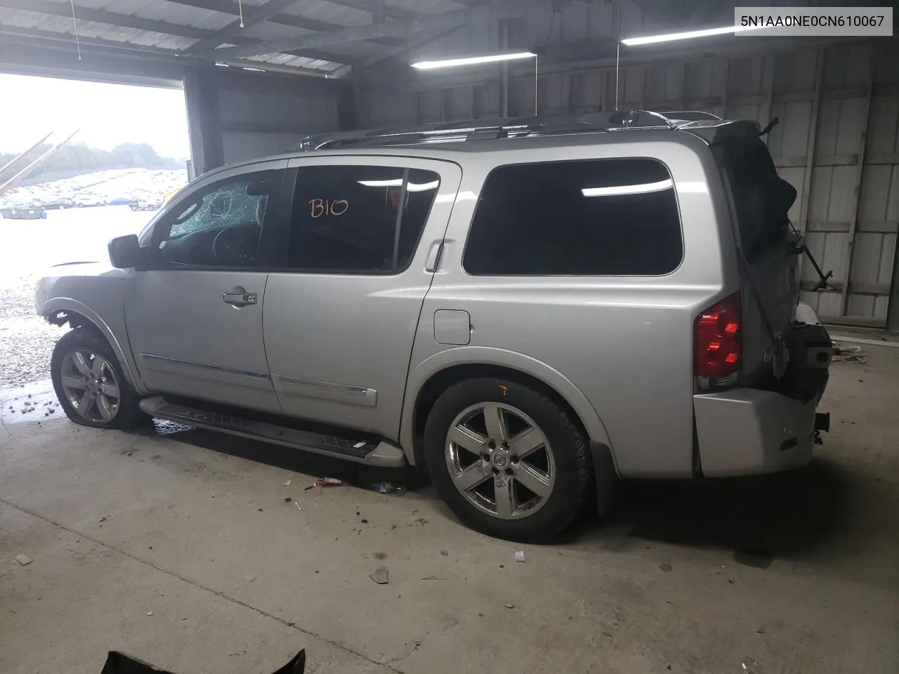 2012 Nissan Armada Sv VIN: 5N1AA0NE0CN610067 Lot: 73507834