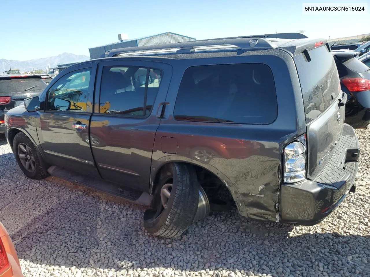 2012 Nissan Armada Sv VIN: 5N1AA0NC3CN616024 Lot: 74076444