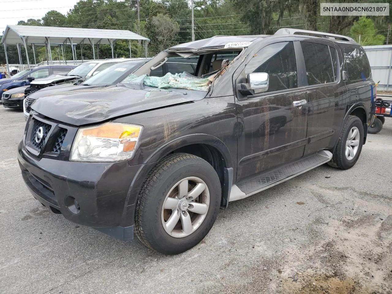 5N1AA0ND4CN621807 2012 Nissan Armada Sv