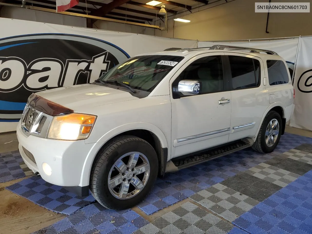 2012 Nissan Armada Sv VIN: 5N1BA0NC8CN601703 Lot: 75269534