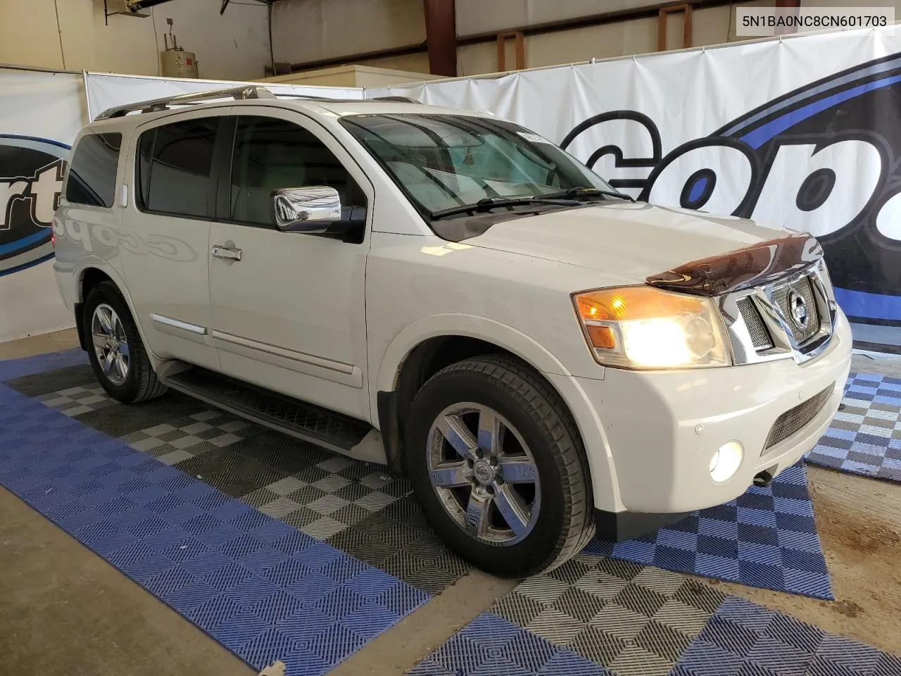 2012 Nissan Armada Sv VIN: 5N1BA0NC8CN601703 Lot: 75269534