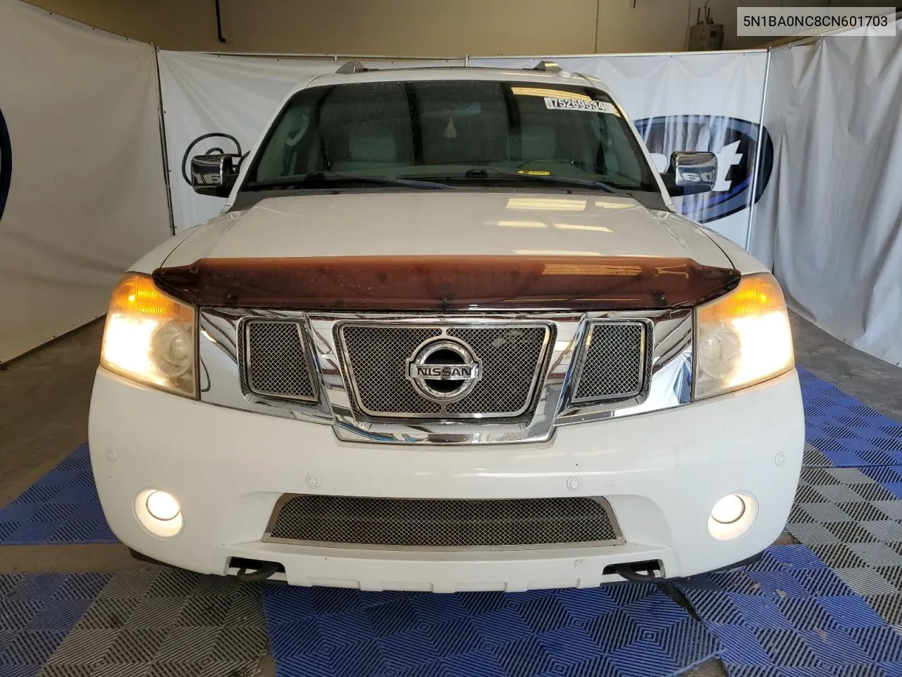 2012 Nissan Armada Sv VIN: 5N1BA0NC8CN601703 Lot: 75269534