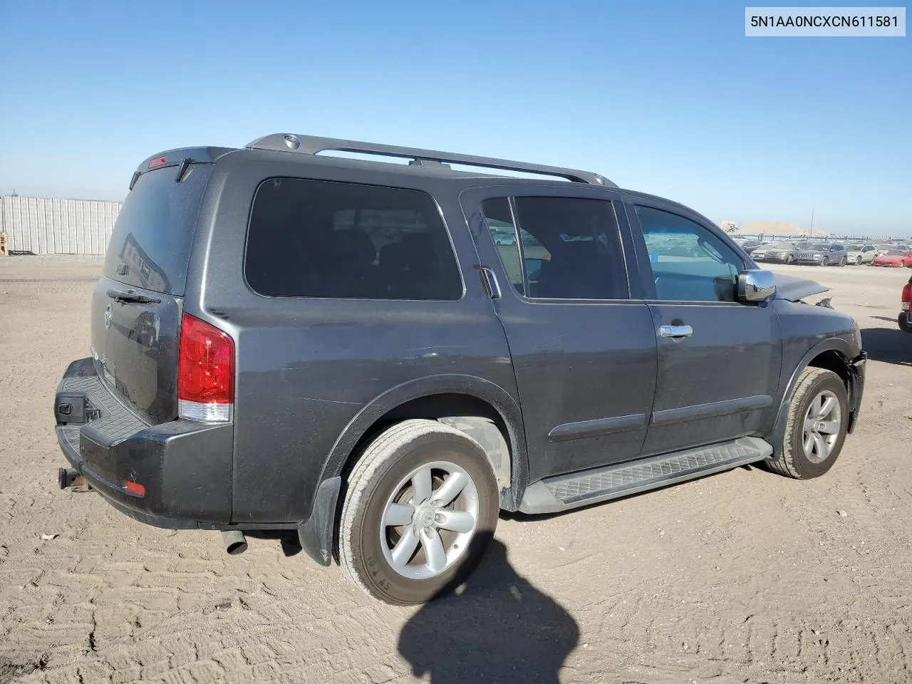 2012 Nissan Armada Sv VIN: 5N1AA0NCXCN611581 Lot: 76279644