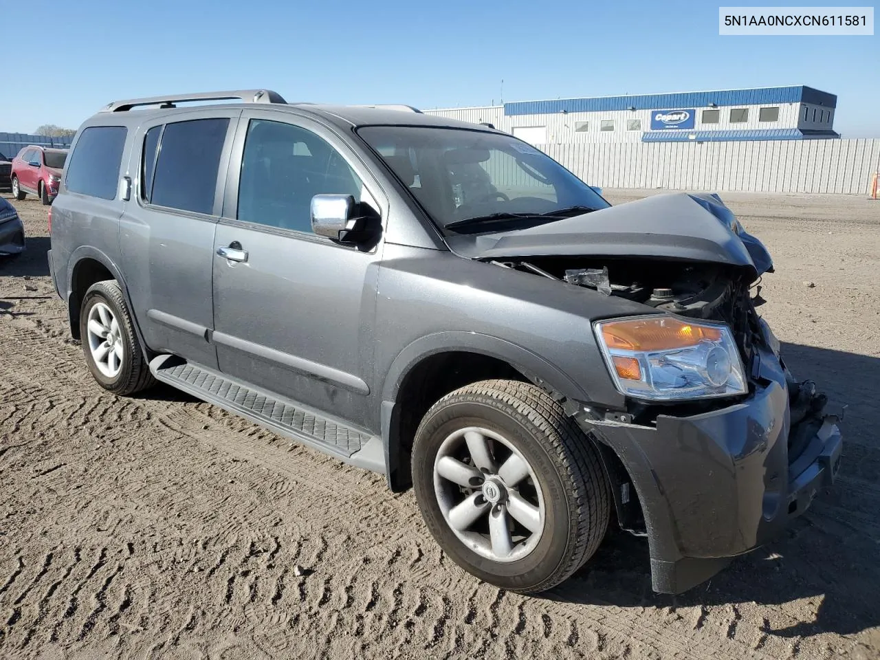 2012 Nissan Armada Sv VIN: 5N1AA0NCXCN611581 Lot: 76279644