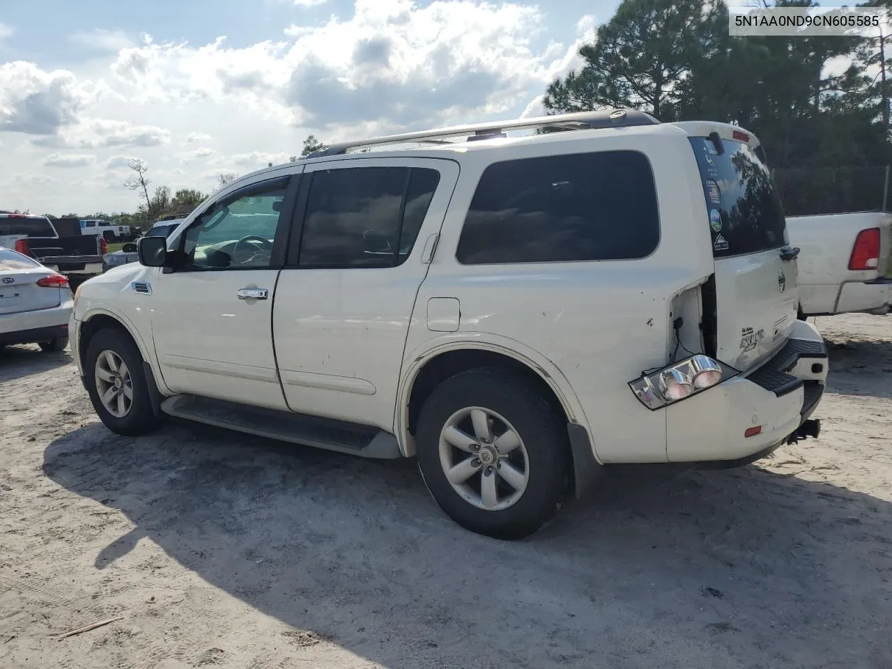 2012 Nissan Armada Sv VIN: 5N1AA0ND9CN605585 Lot: 76349384