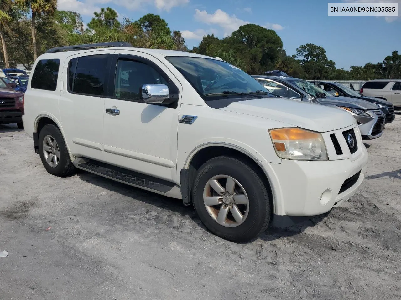 2012 Nissan Armada Sv VIN: 5N1AA0ND9CN605585 Lot: 76349384