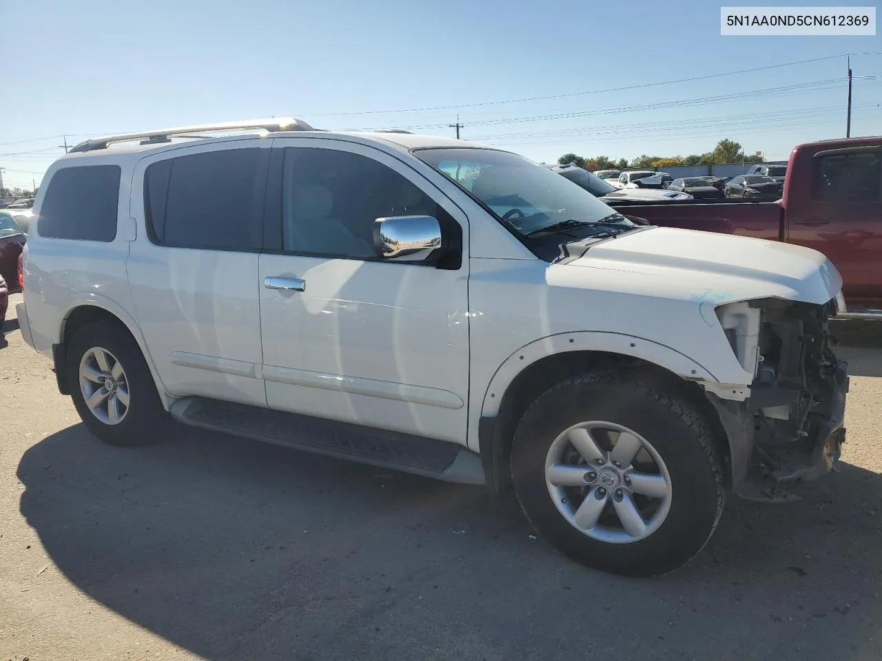 2012 Nissan Armada Sv VIN: 5N1AA0ND5CN612369 Lot: 76371244