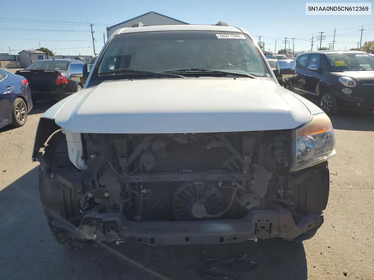 2012 Nissan Armada Sv VIN: 5N1AA0ND5CN612369 Lot: 76371244