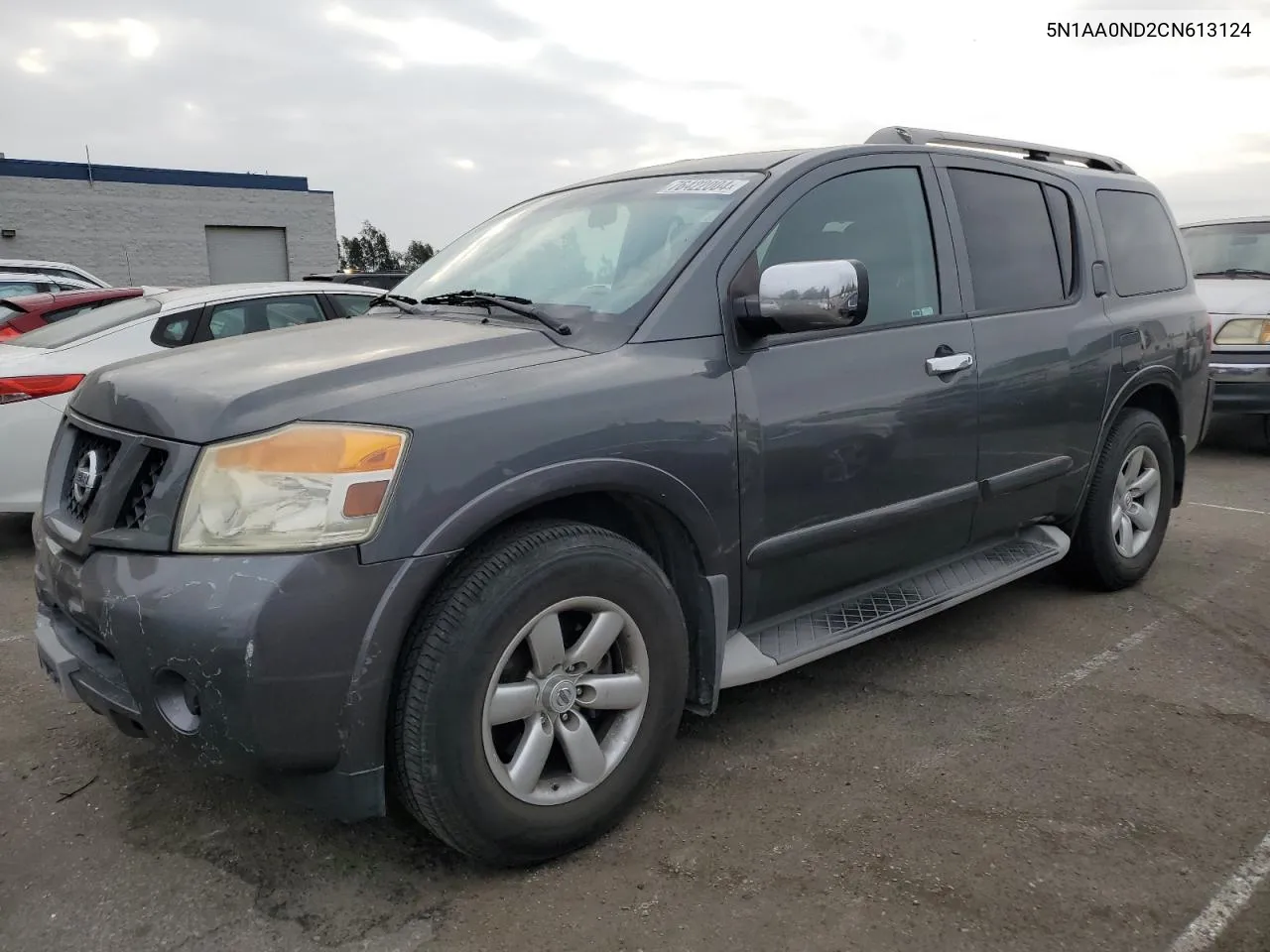 2012 Nissan Armada Sv VIN: 5N1AA0ND2CN613124 Lot: 76422004