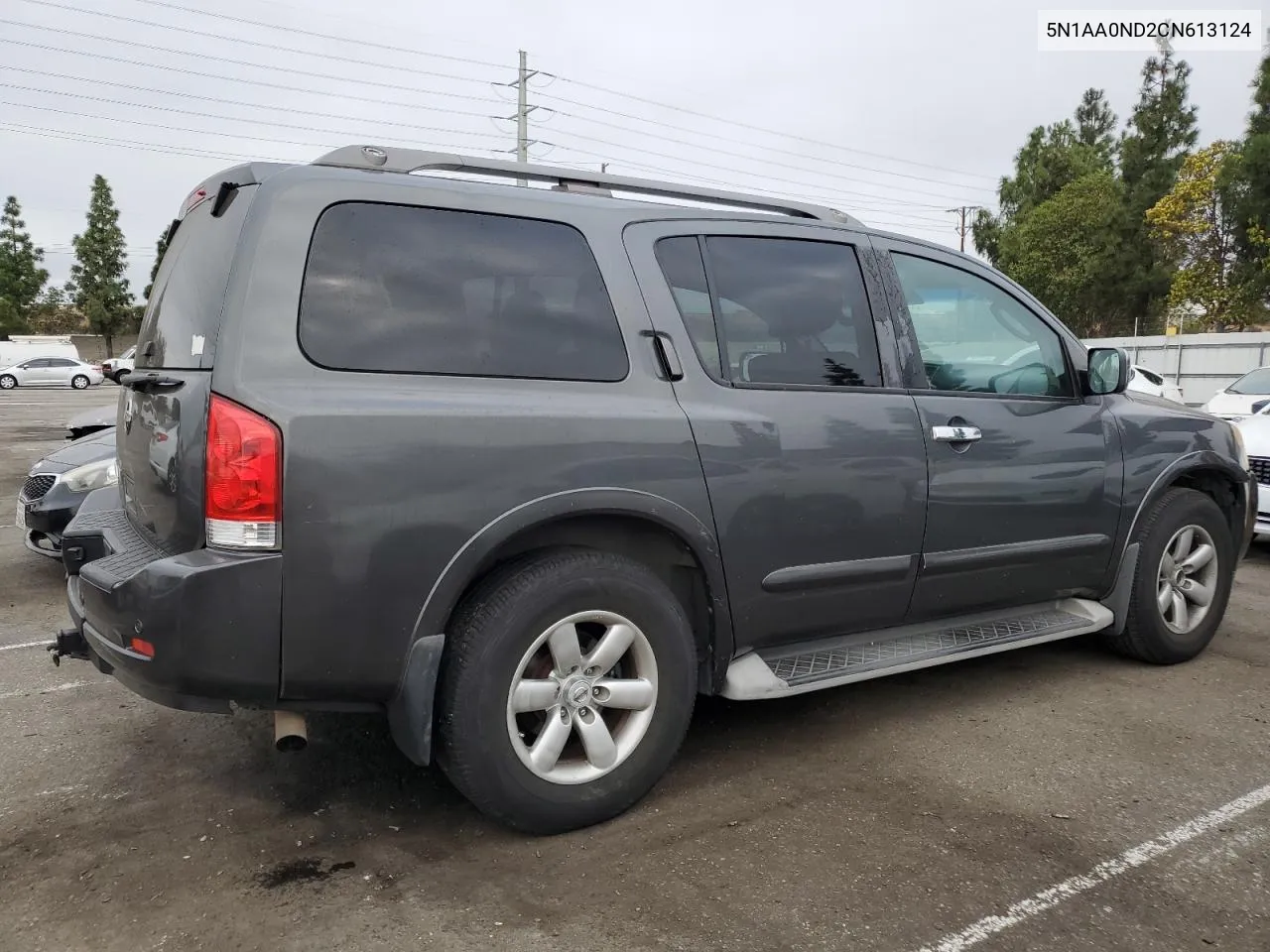 2012 Nissan Armada Sv VIN: 5N1AA0ND2CN613124 Lot: 76422004