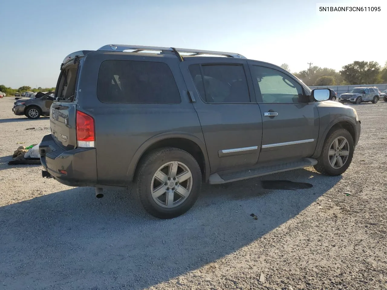 2012 Nissan Armada Sv VIN: 5N1BA0NF3CN611095 Lot: 77227884