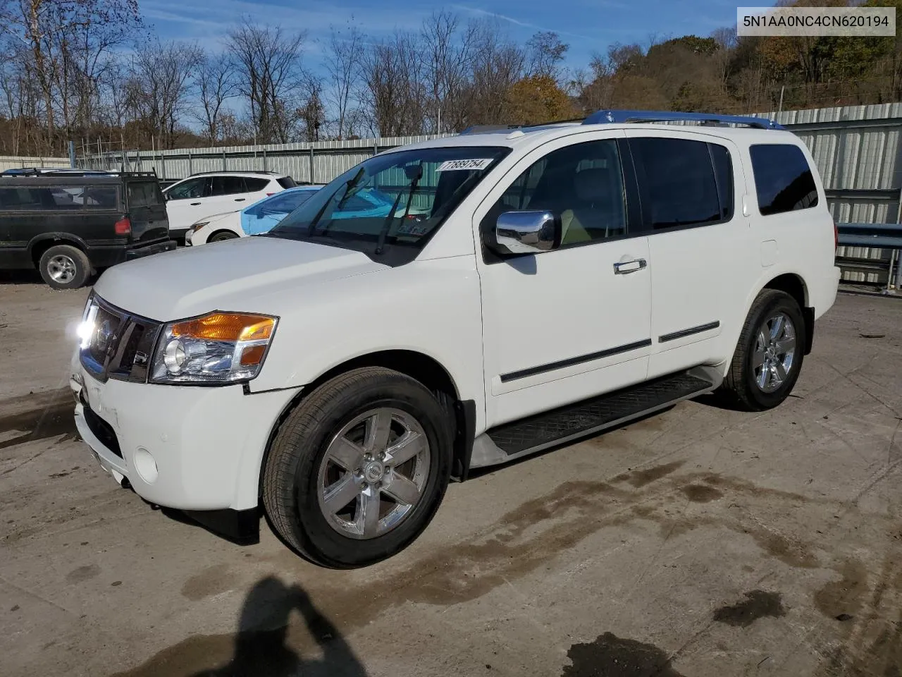 2012 Nissan Armada Sv VIN: 5N1AA0NC4CN620194 Lot: 77889754