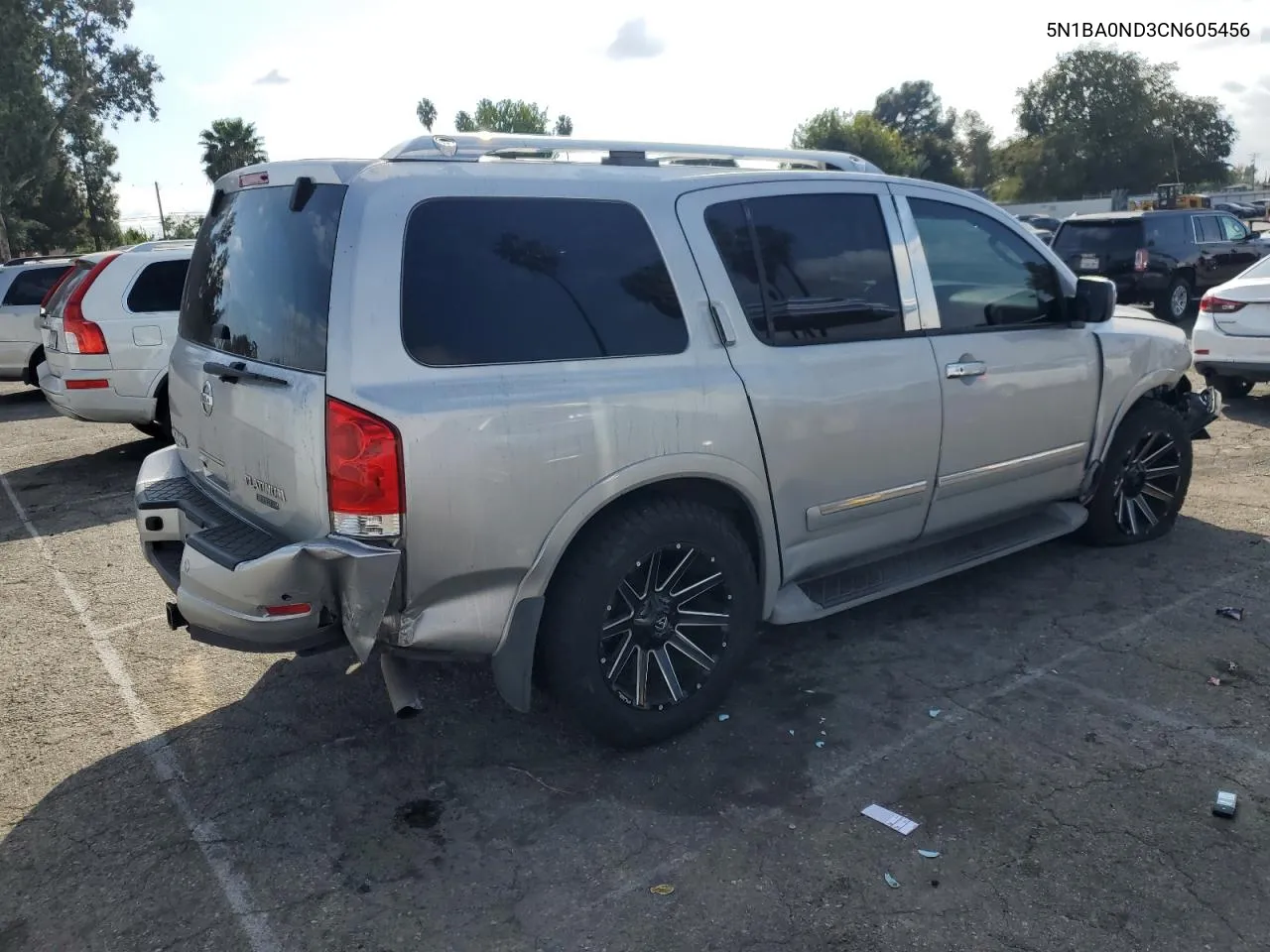 2012 Nissan Armada Sv VIN: 5N1BA0ND3CN605456 Lot: 78268774