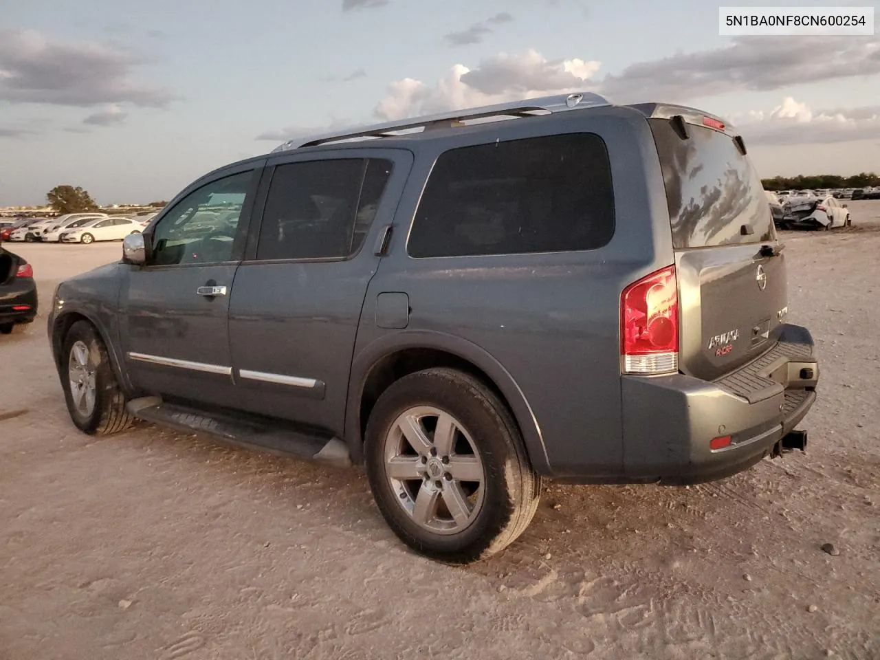 2012 Nissan Armada Sv VIN: 5N1BA0NF8CN600254 Lot: 78313454