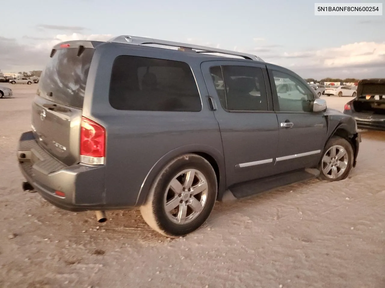 2012 Nissan Armada Sv VIN: 5N1BA0NF8CN600254 Lot: 78313454