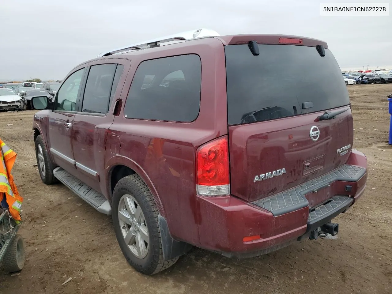 2012 Nissan Armada Sv VIN: 5N1BA0NE1CN622278 Lot: 78648224