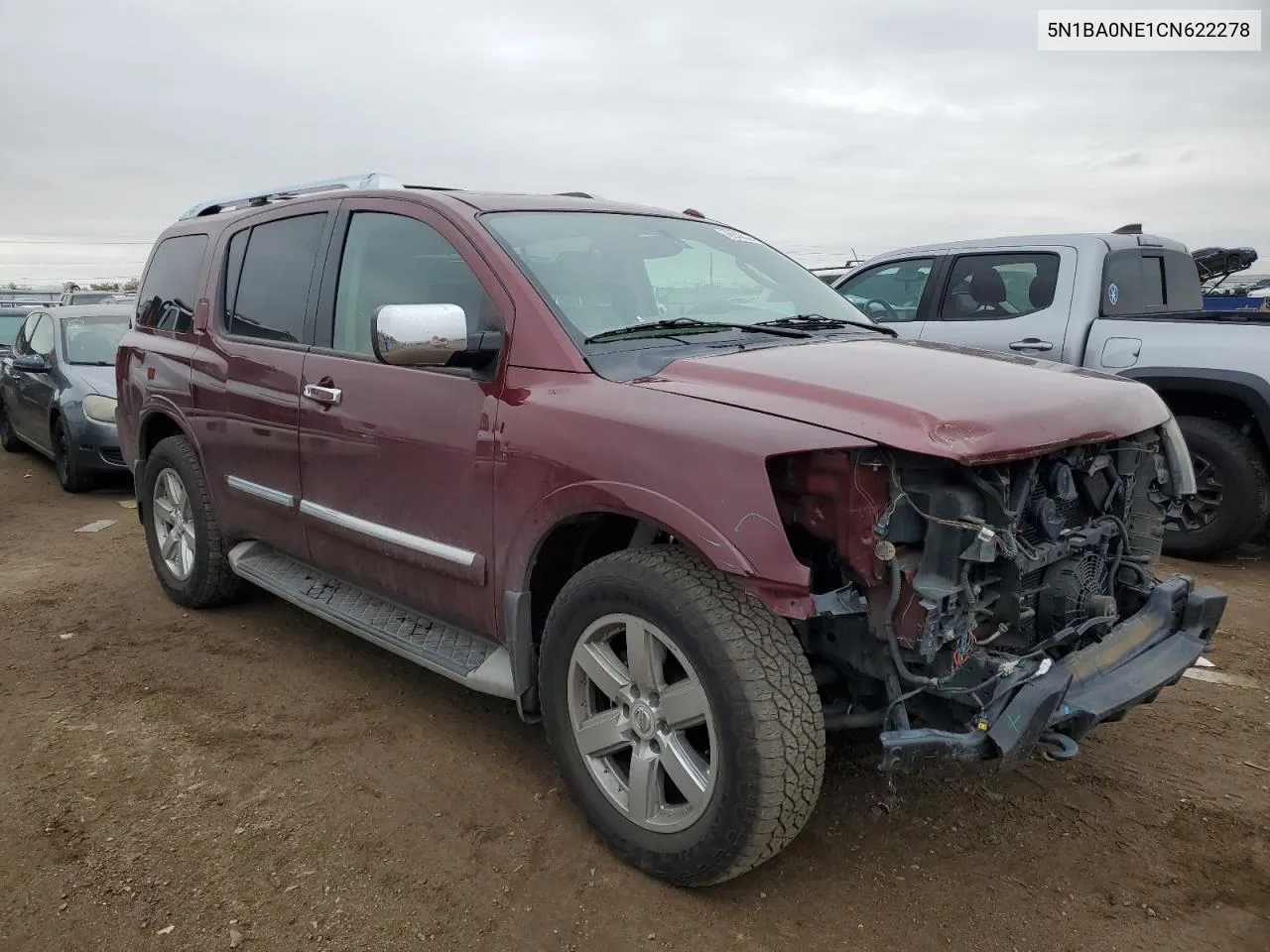 2012 Nissan Armada Sv VIN: 5N1BA0NE1CN622278 Lot: 78648224