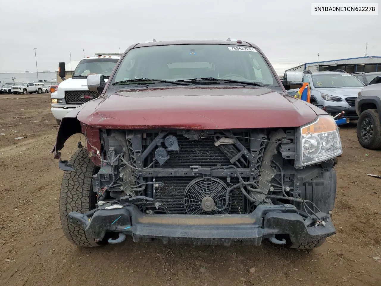 2012 Nissan Armada Sv VIN: 5N1BA0NE1CN622278 Lot: 78648224