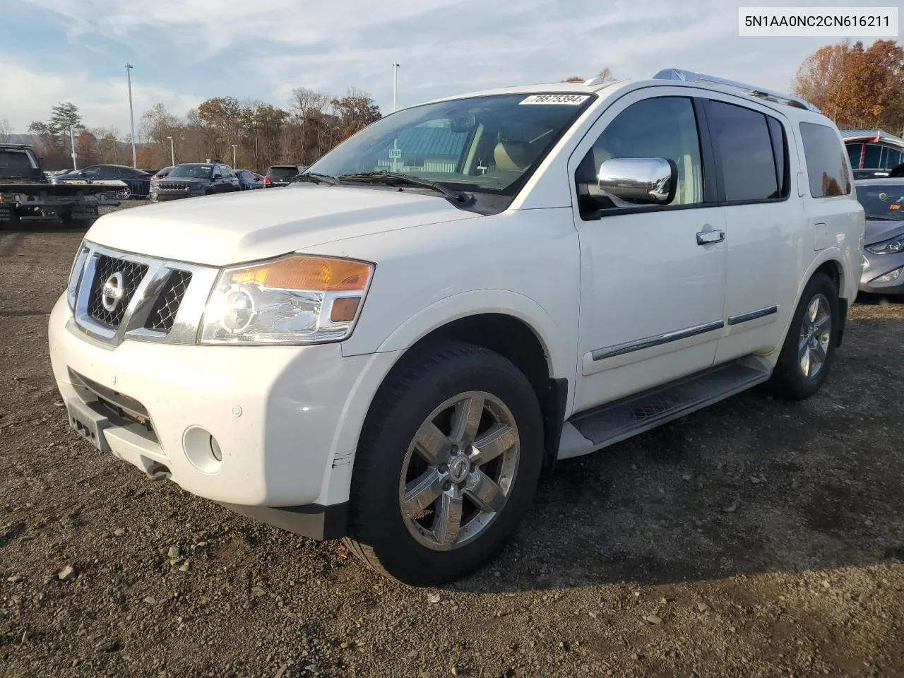 2012 Nissan Armada Sv VIN: 5N1AA0NC2CN616211 Lot: 78875394